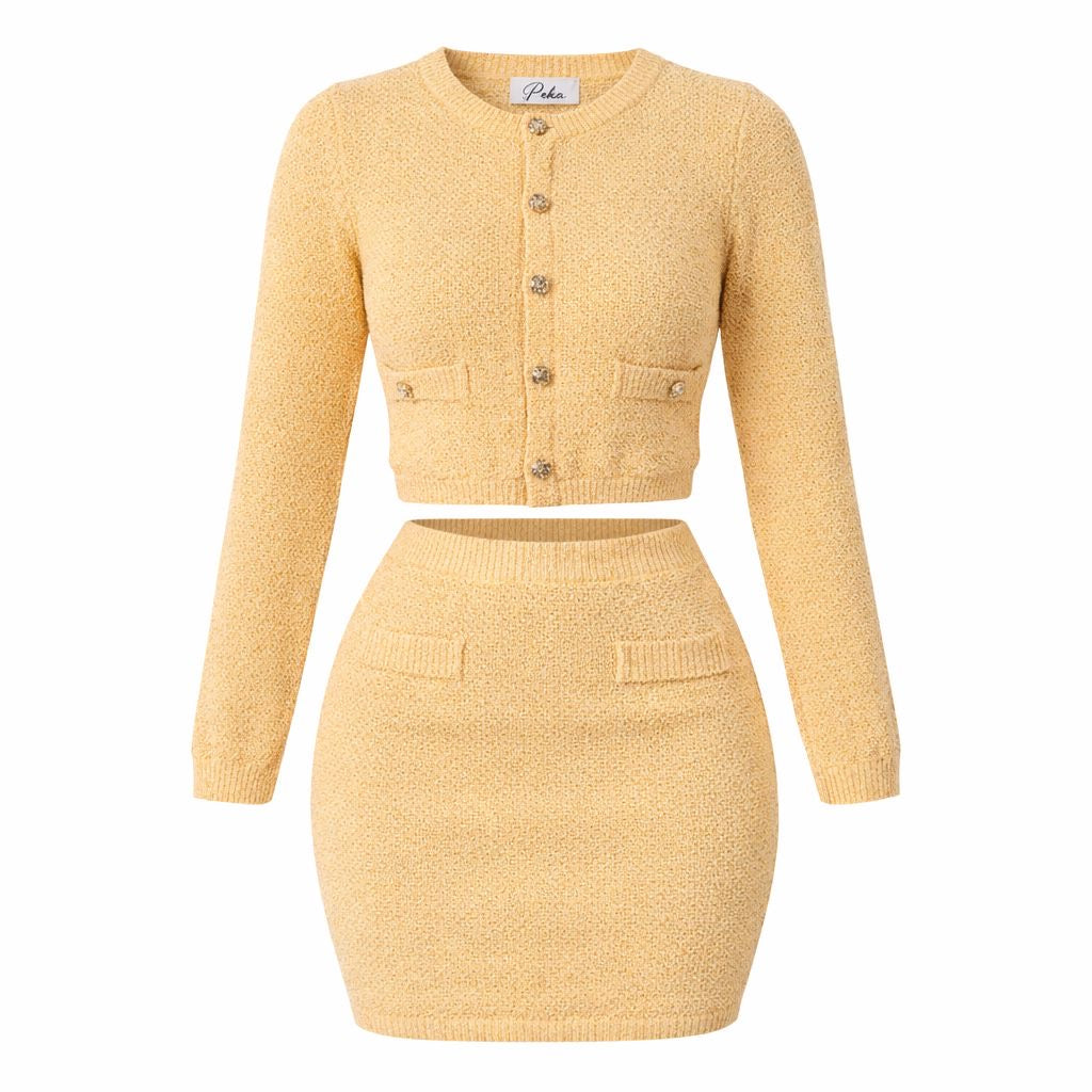 Conjunto Woven Yellow