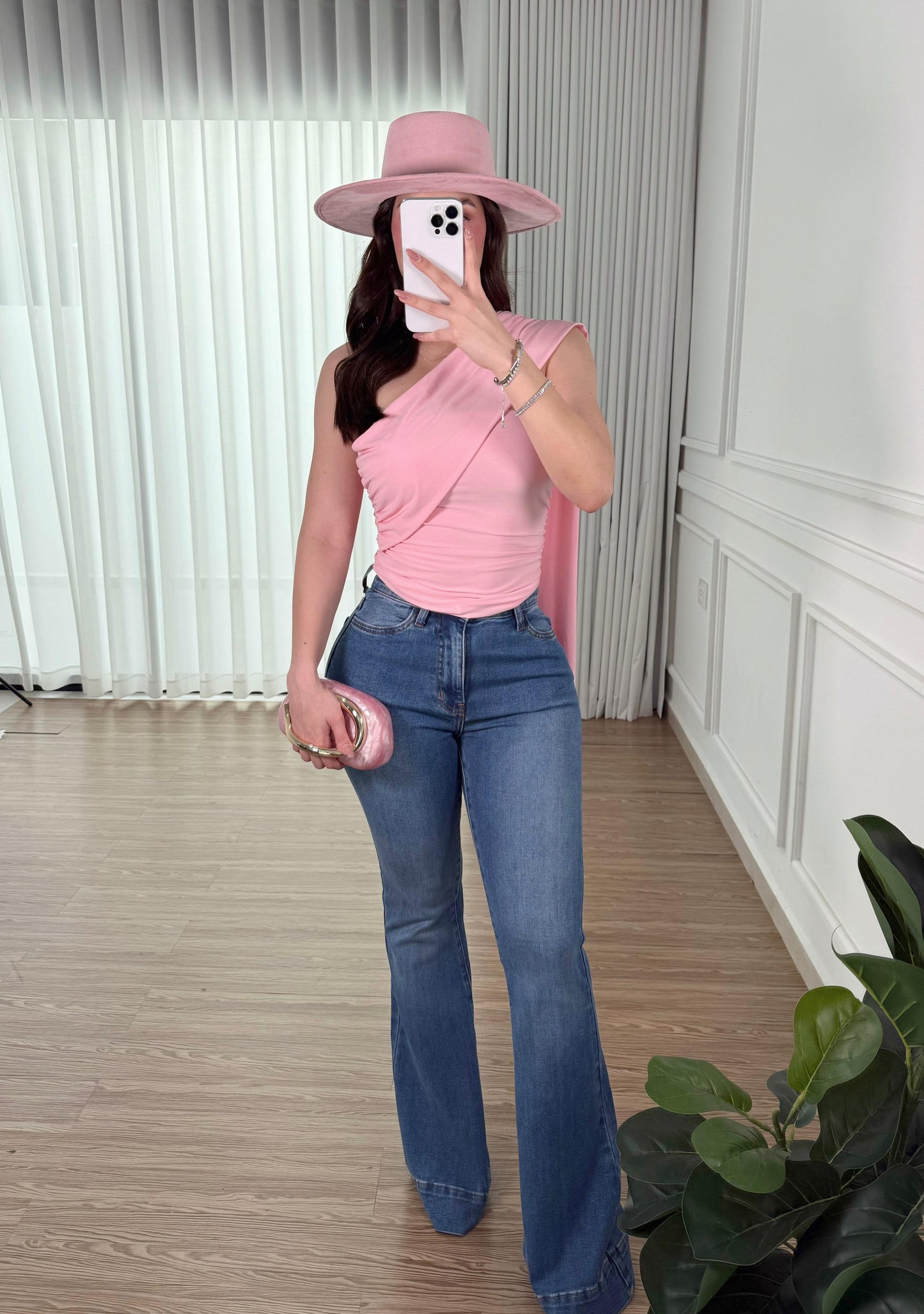 Pantalón Flare Denim