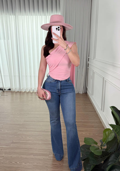 Pantalón Flare Denim