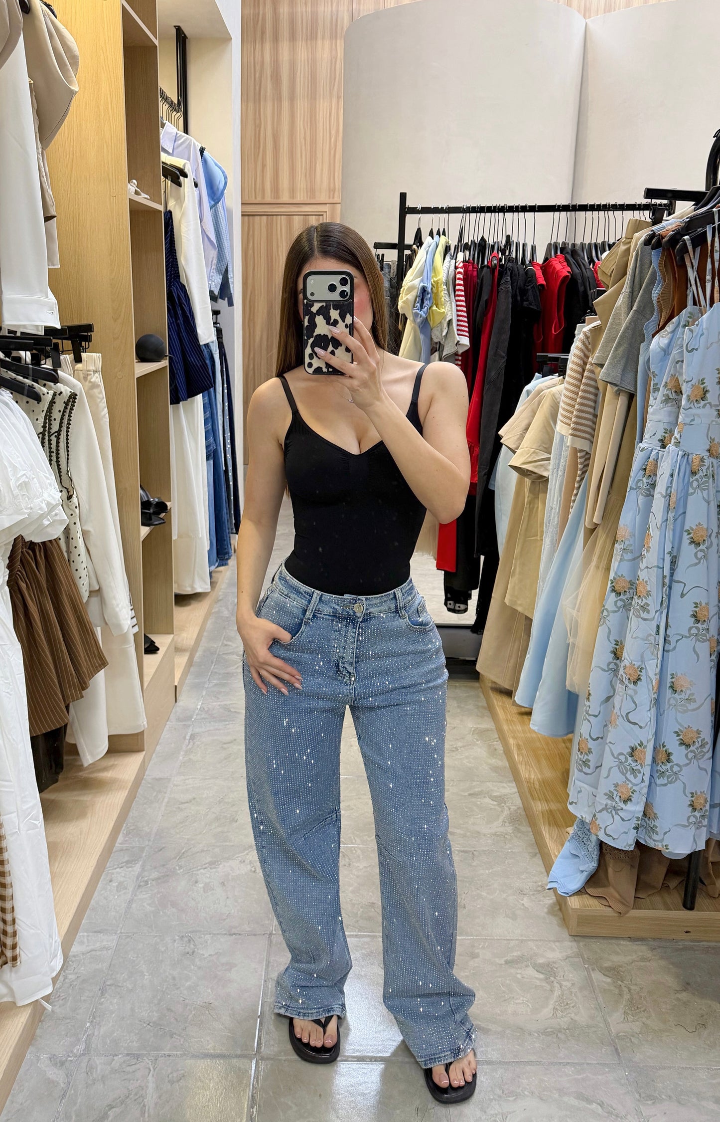 Pantalón Rhinestone
