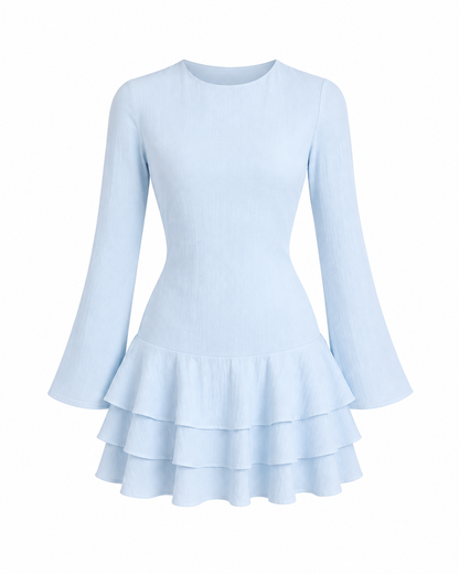 Vestido Petal Blue