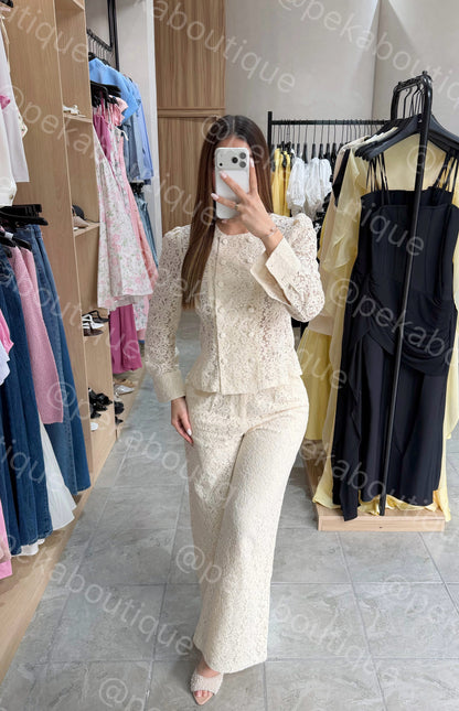Conjunto Quipao Cream