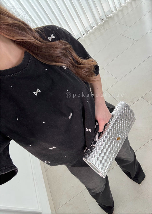 Blusa Bow Black