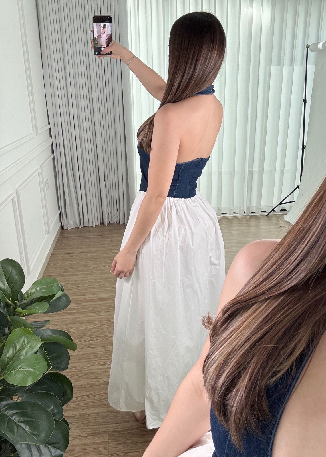 Vestido Denim White