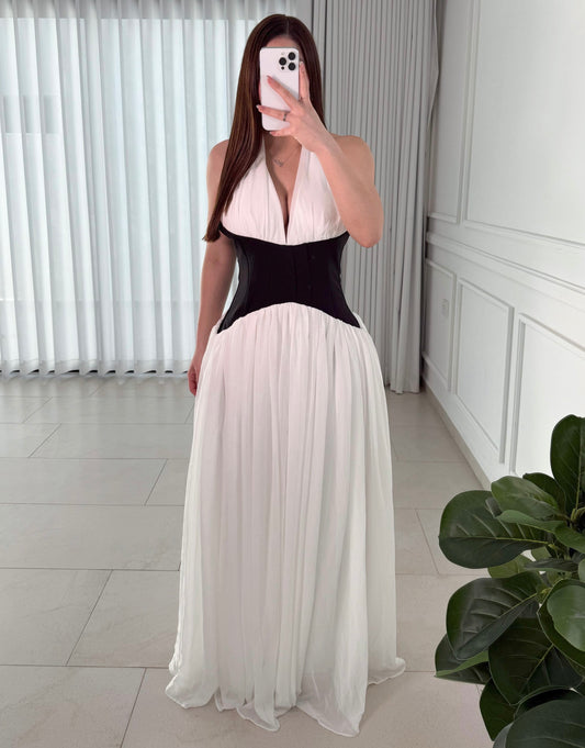 Vestido Corsette White