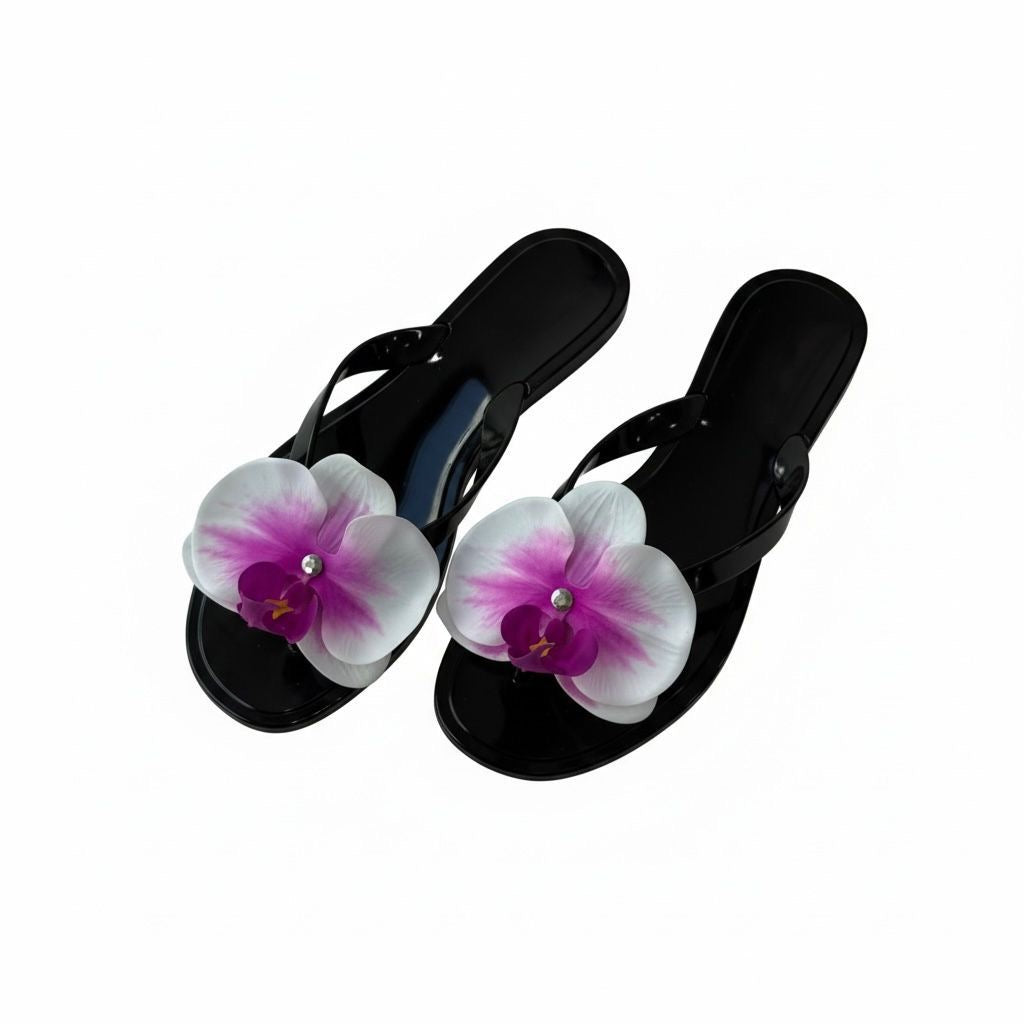 Sandalias Orquídea Negra