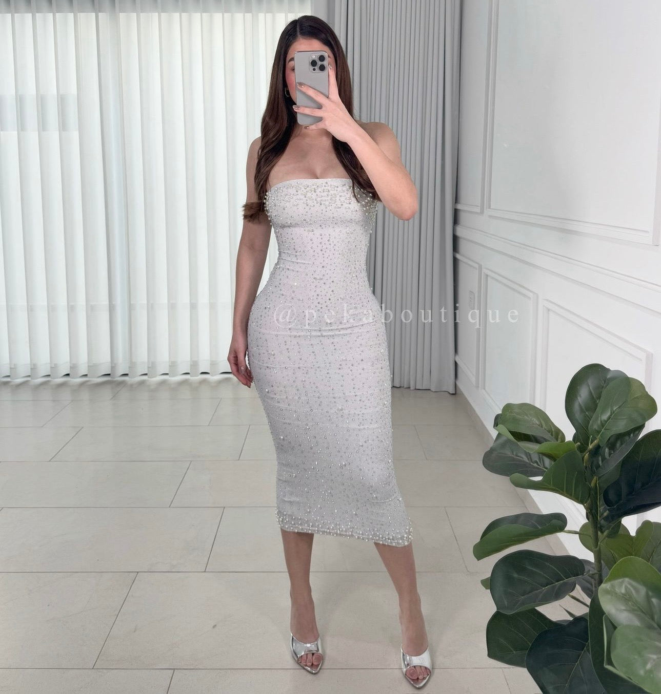 Vestido White Pearl