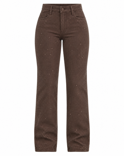 Pantalón Rhinestone Brown