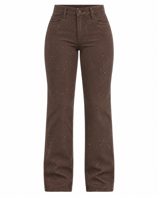 Pantalón Rhinestone Brown