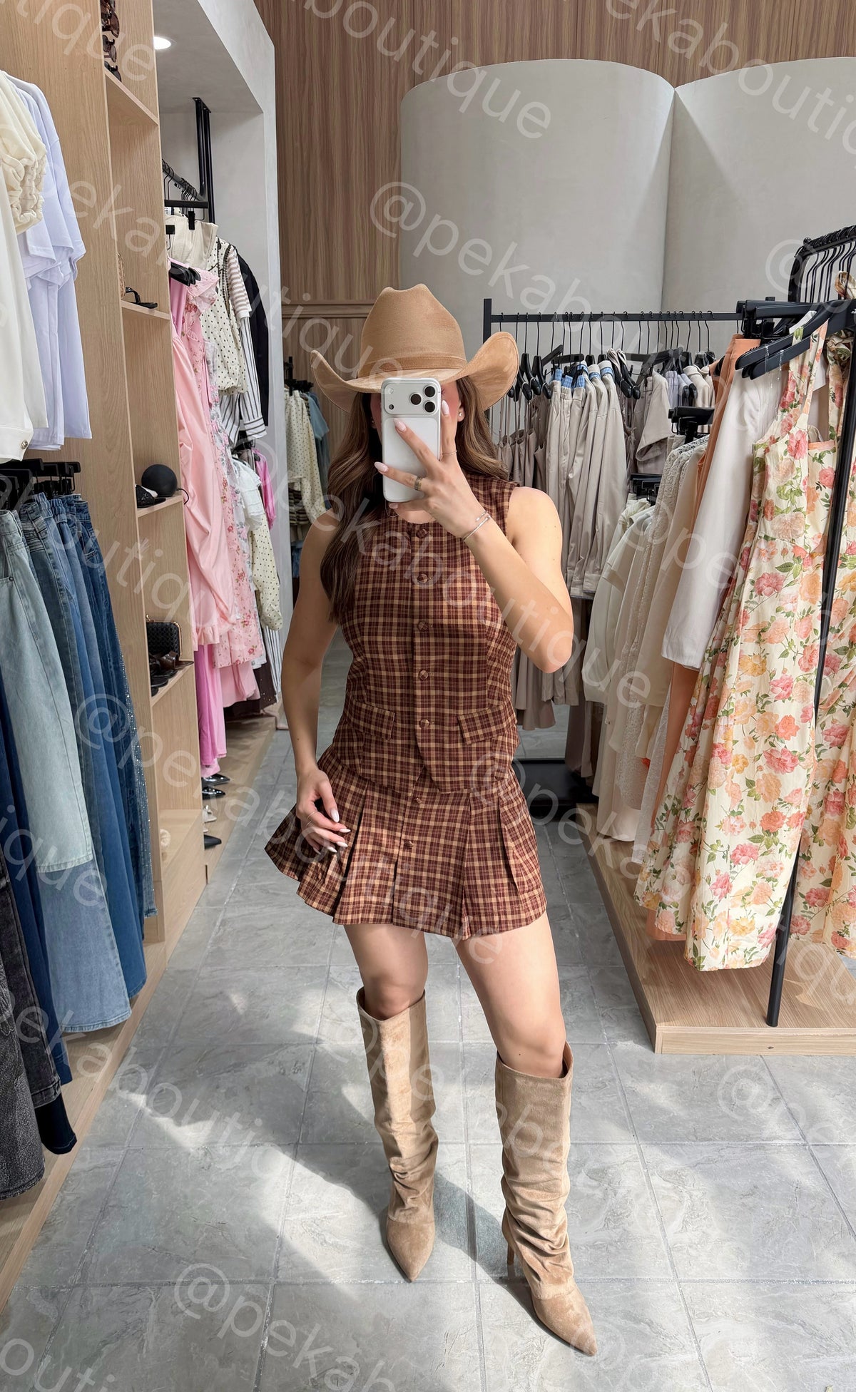 Conjunto Grid Brown
