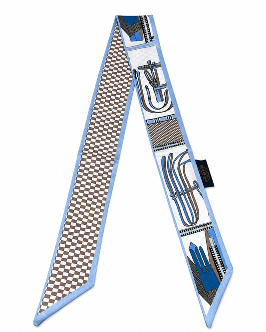 Bandana Blue Print