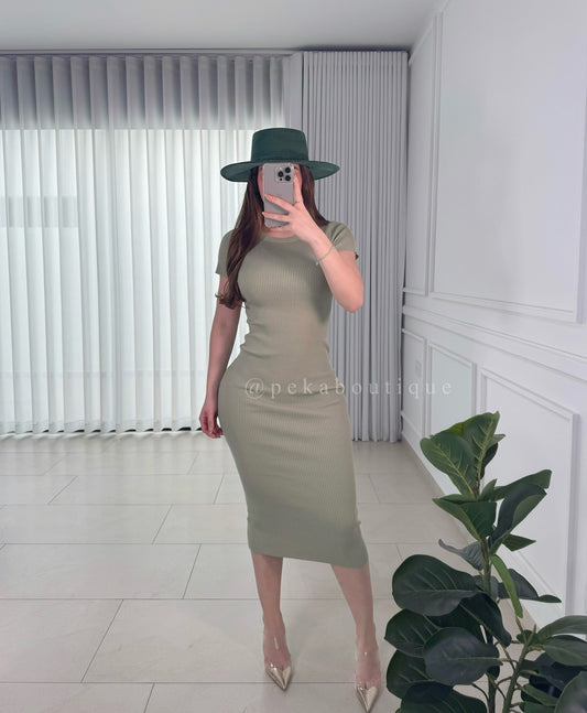 Vestido Sleeve Olive