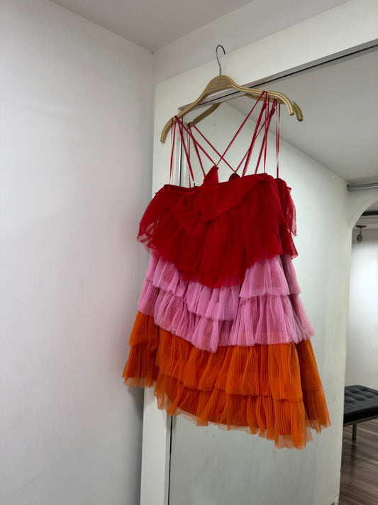Vestido Cake Red