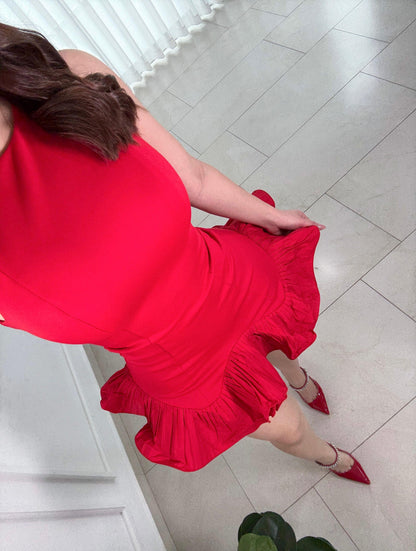 Vestido Flare Red