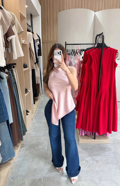 Top Backless Pink