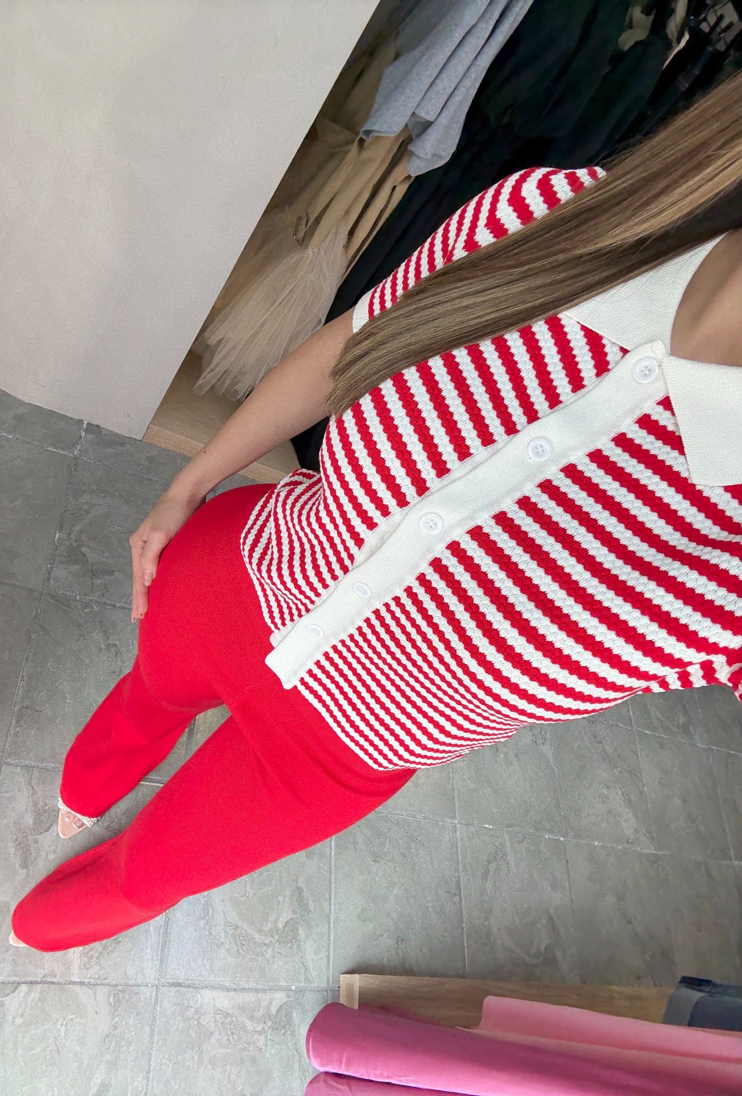 Conjunto Poise Red