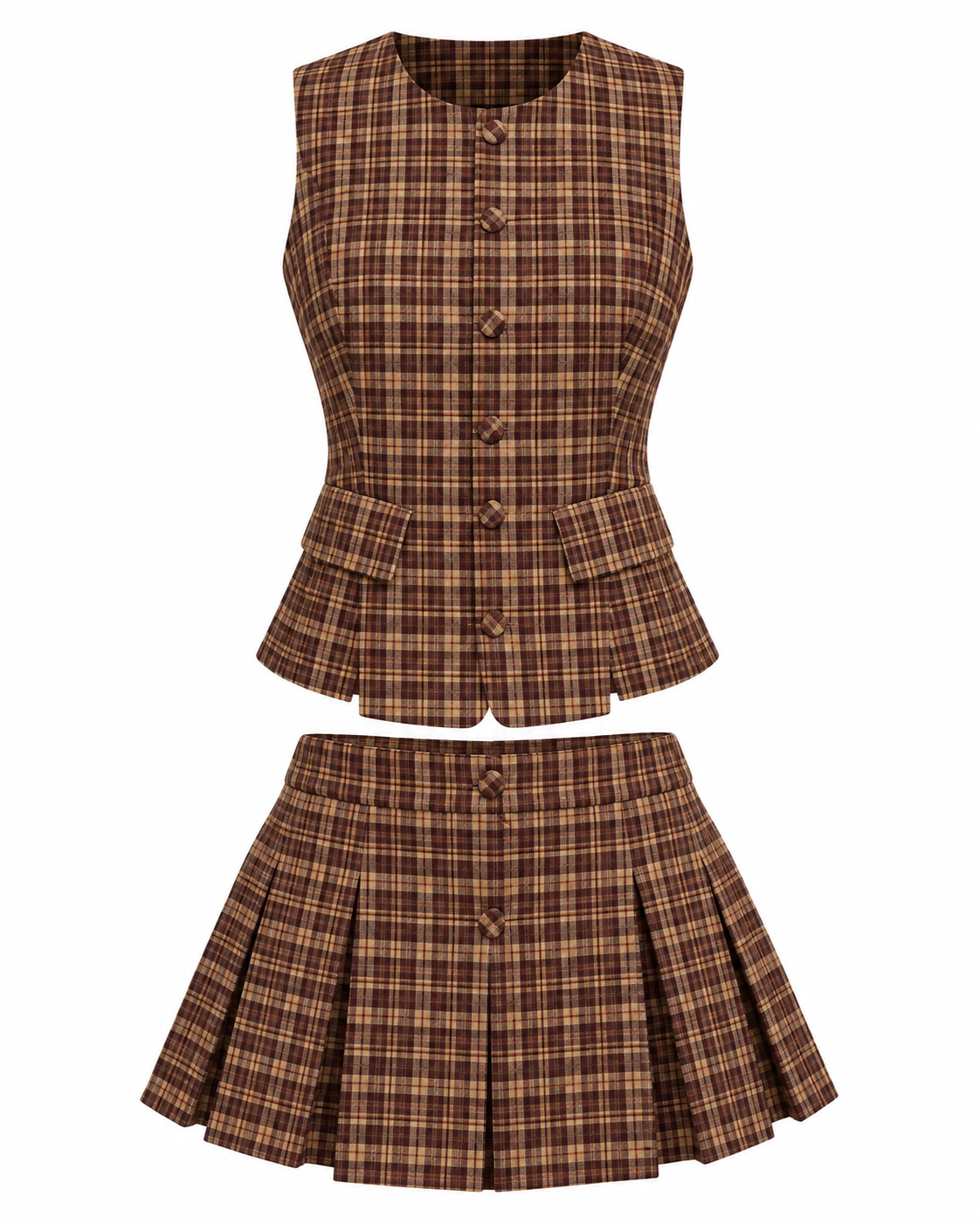 Conjunto Grid Brown