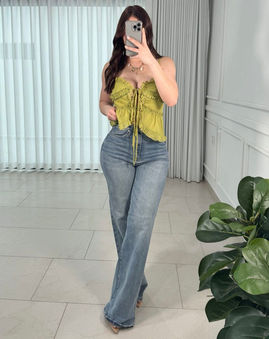 Pantalón Wide Denim