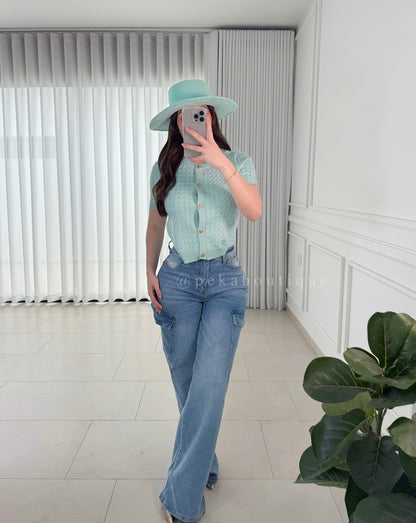 Blusa Weave Mint