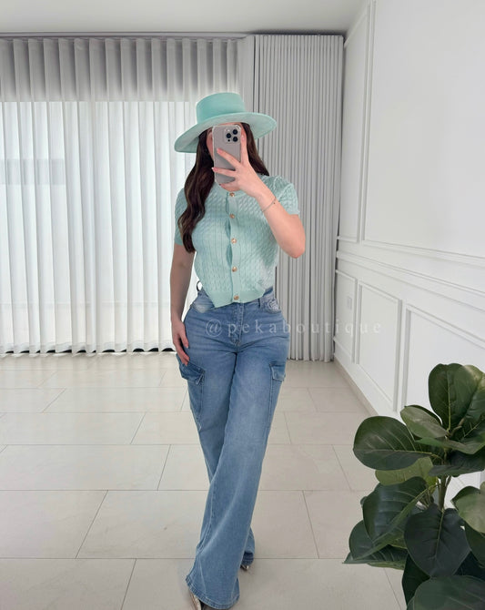 Blusa Weave Mint