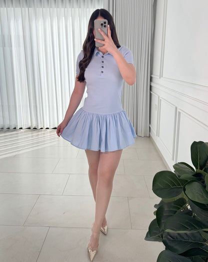 Vestido Cotton Blue