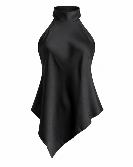 Top Backless Black