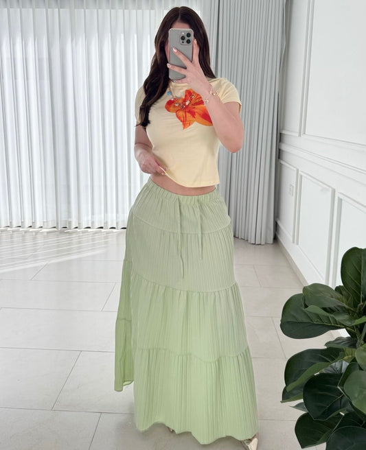 Falda Hana Green