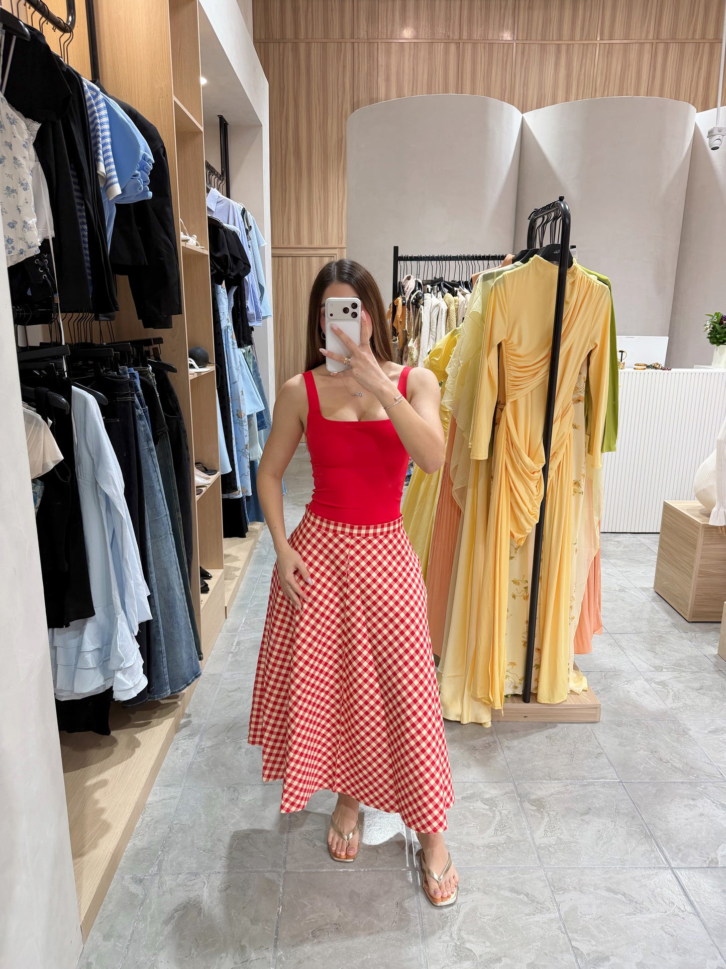 Pantiblusa Seamless Red