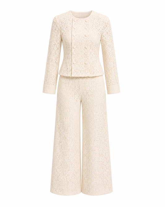 Conjunto Quipao Cream