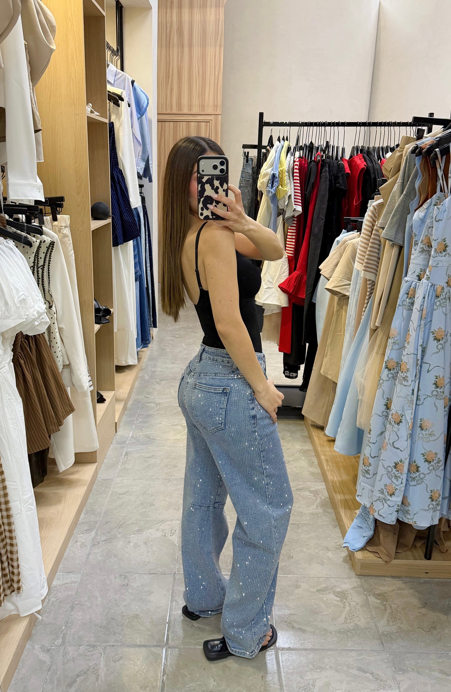 Pantalón Rhinestone