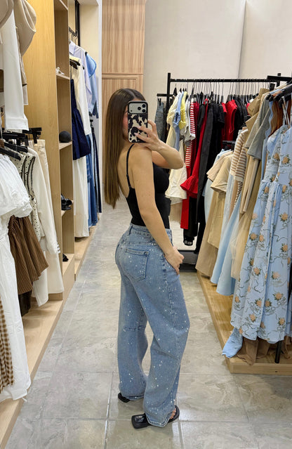Pantalón Rhinestone