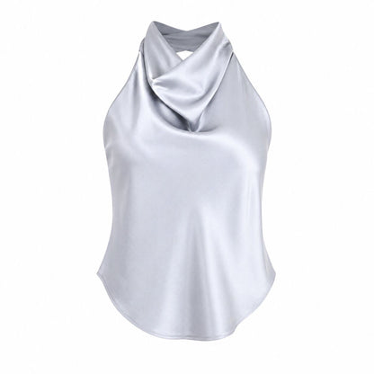 Top Satin Blue