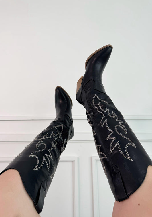 Botas Cowboy Black