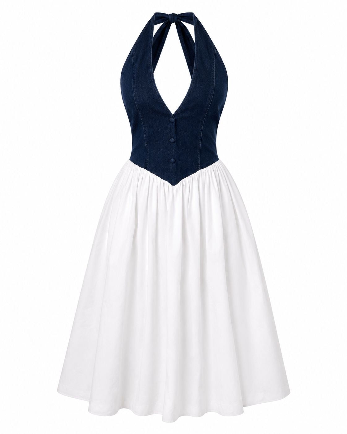 Vestido Denim White