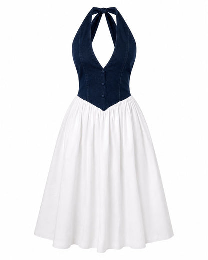 Vestido Denim White