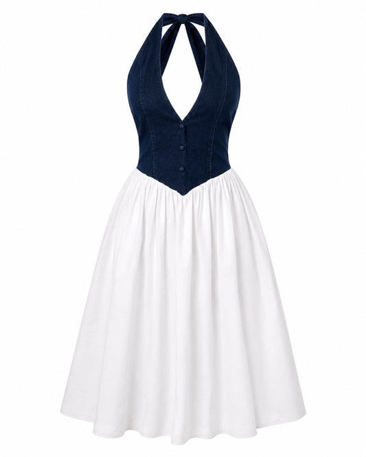 Vestido Denim White