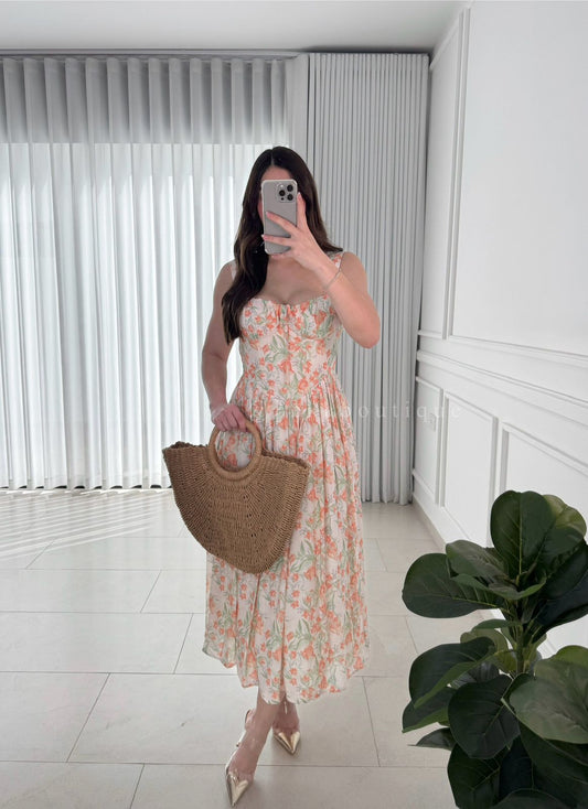 Vestido Garden Peach