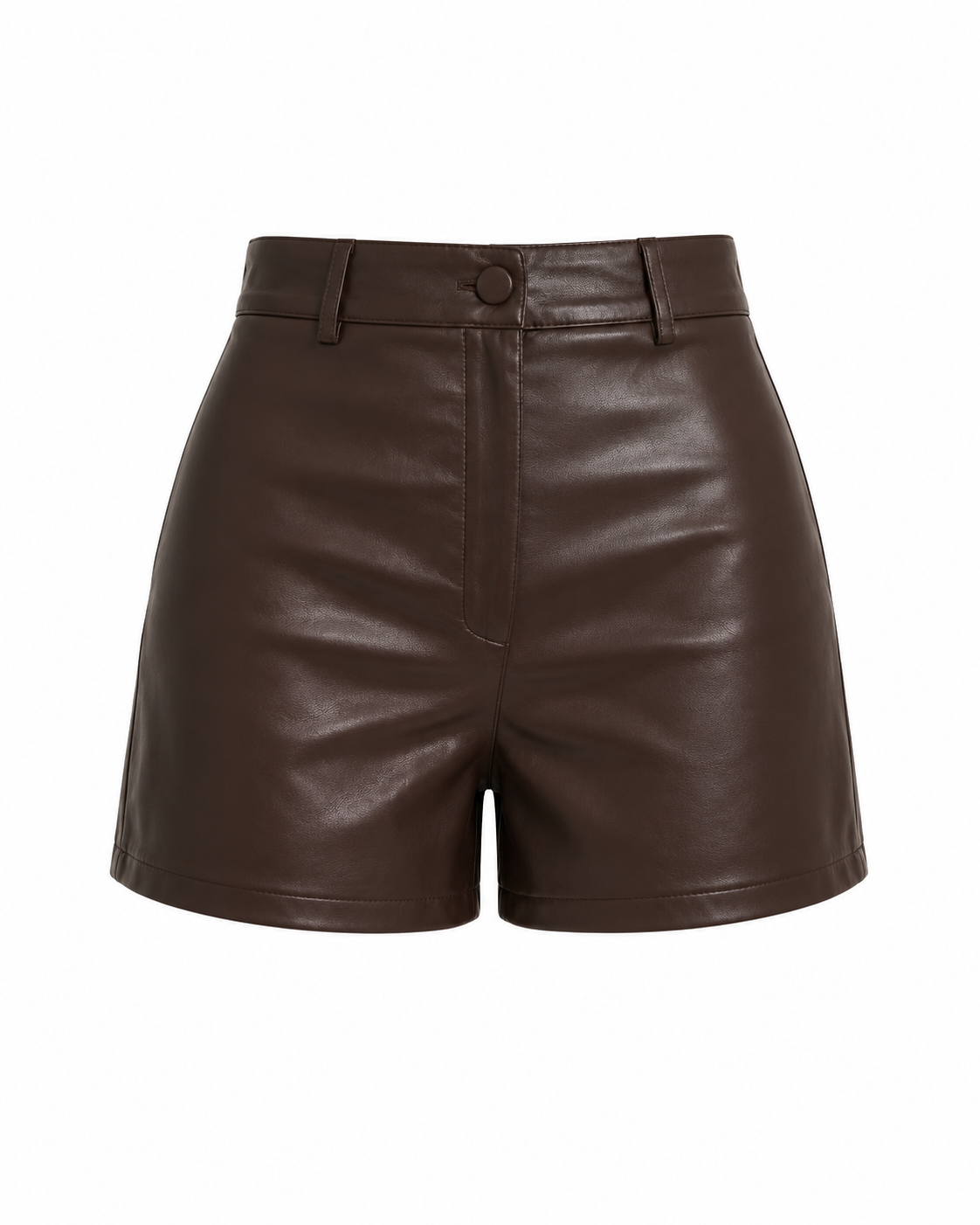 Short Leather Brown