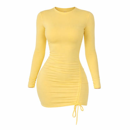 Vestido Ruch Yellow
