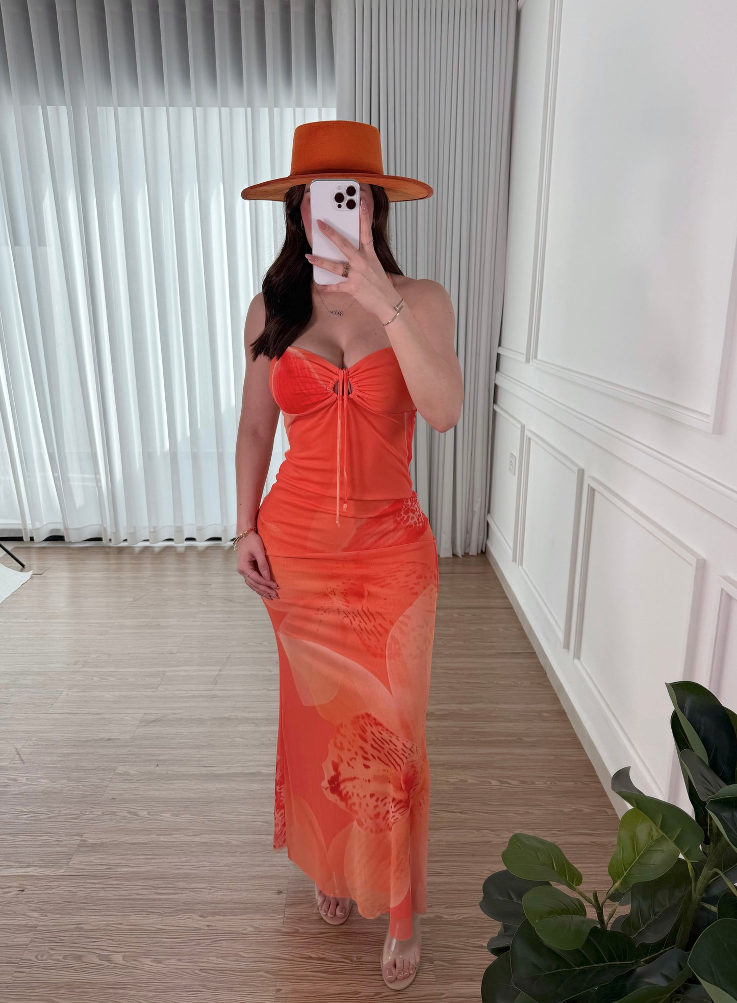 Vestido Orchid Orange