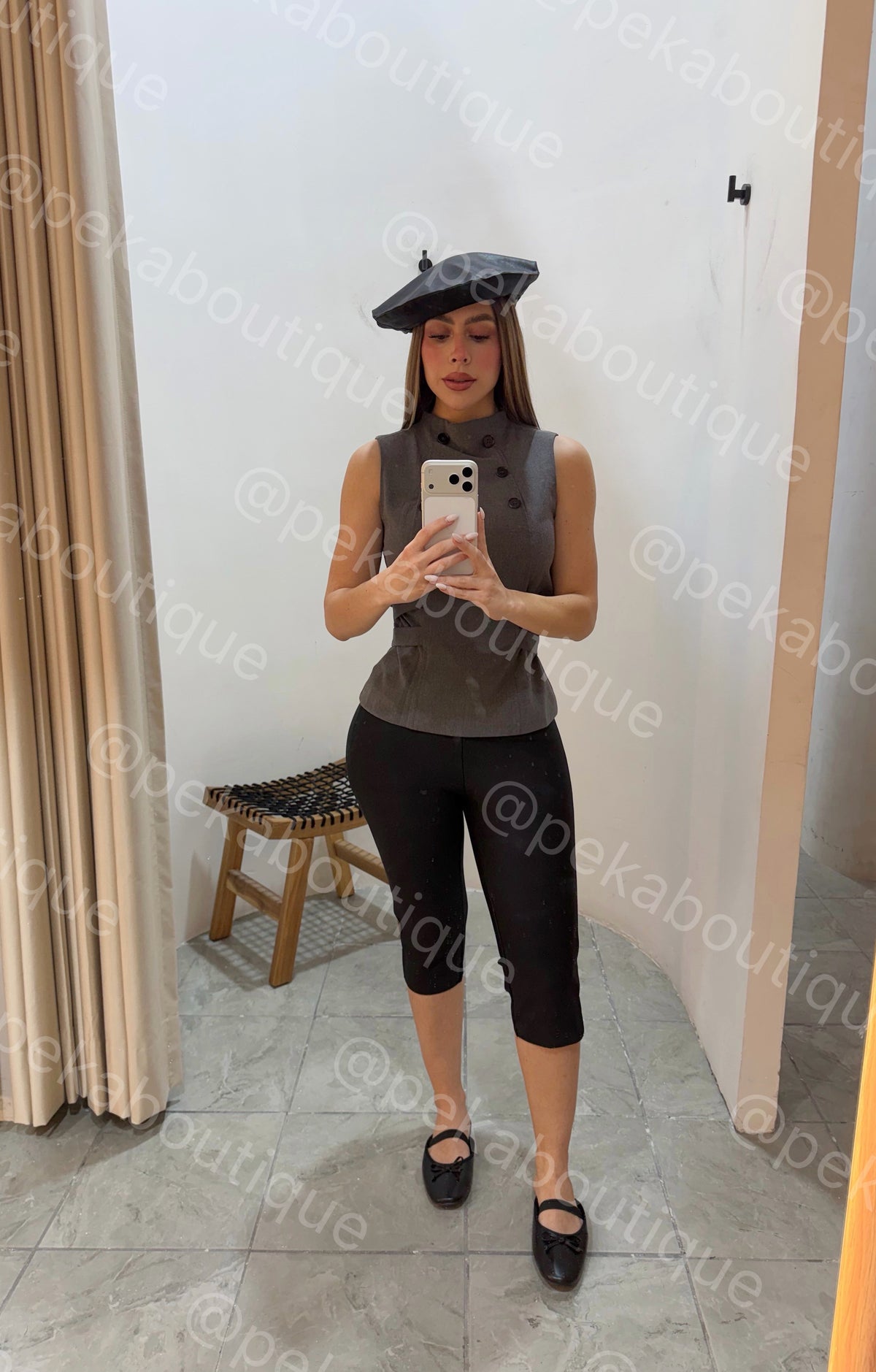 Blusa Voile Gray