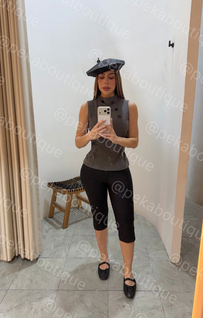 Blusa Voile Gray