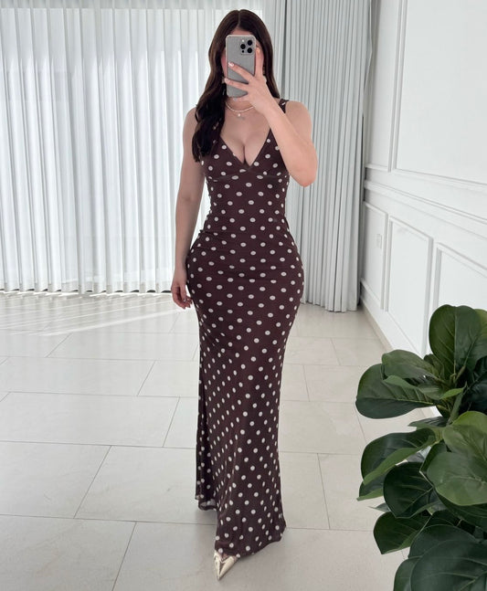 Vestido Spot Coffee