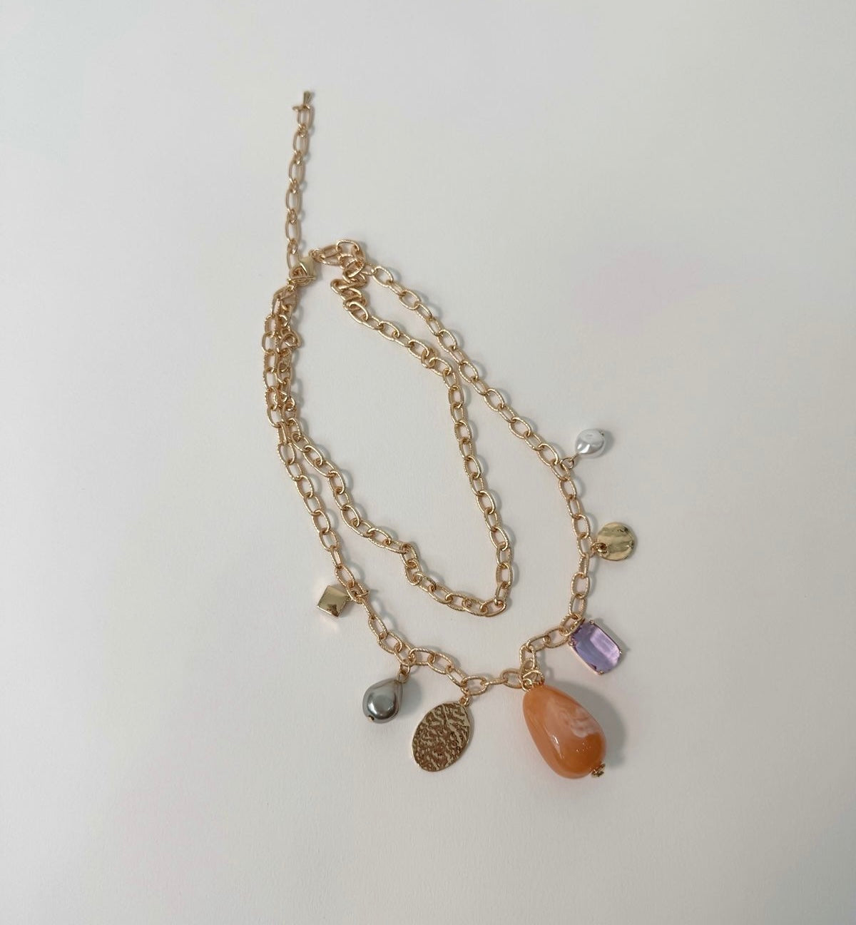 Cadena Double Charms