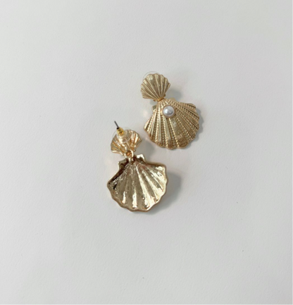 Aretes Golden Shell