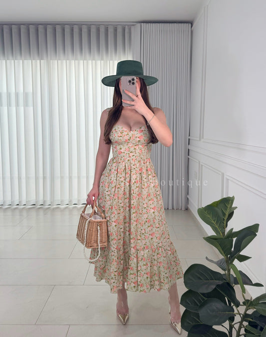 Vestido Blossom Green