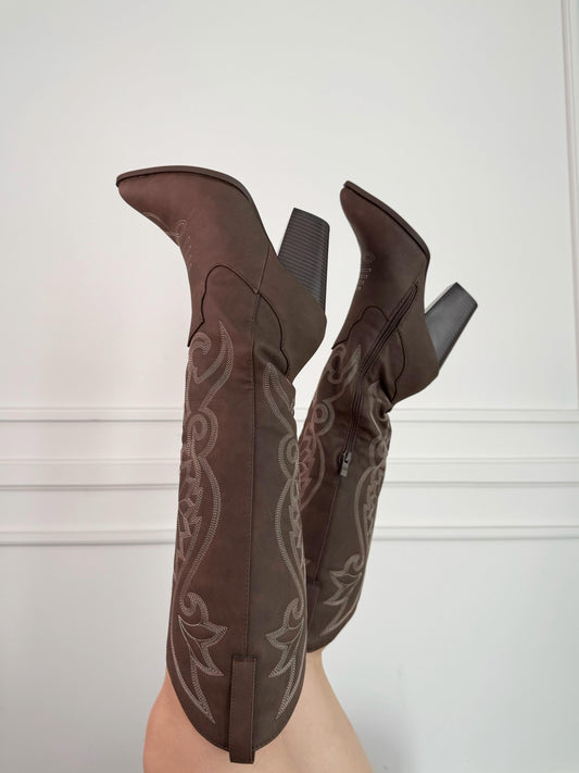 Botas Cowboy Brown