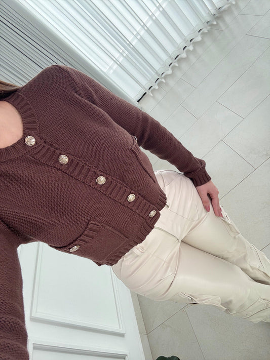 Sweater Tweed Brown