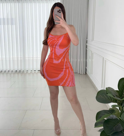 Vestido Retro Orange