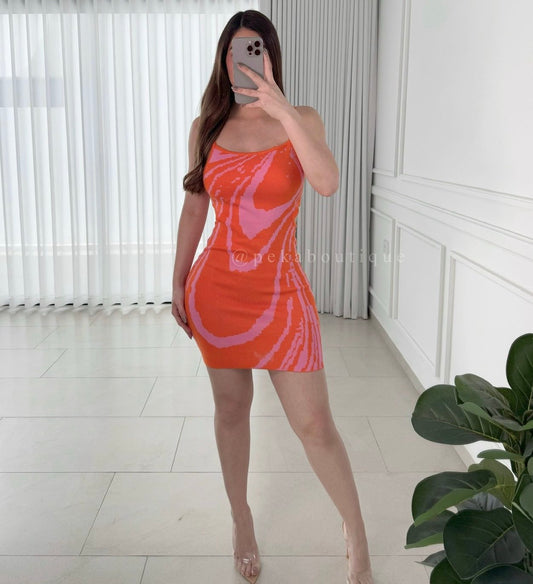 Vestido Retro Orange
